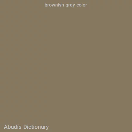 brownish gray color